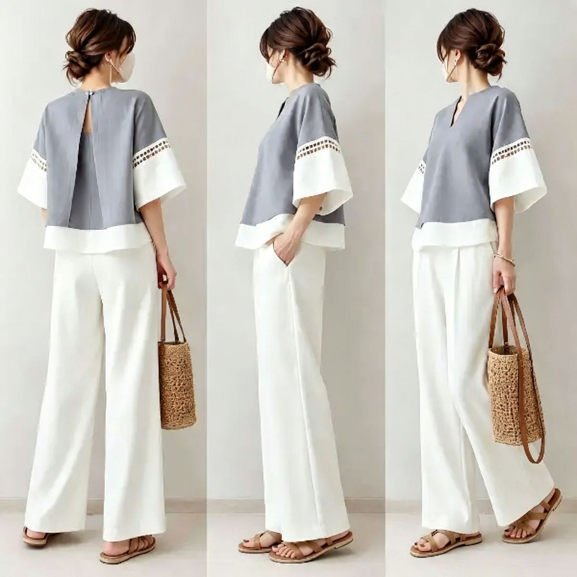2026 New Two-piece Set: V-neck - Robe Silk Women recensione e prezzo