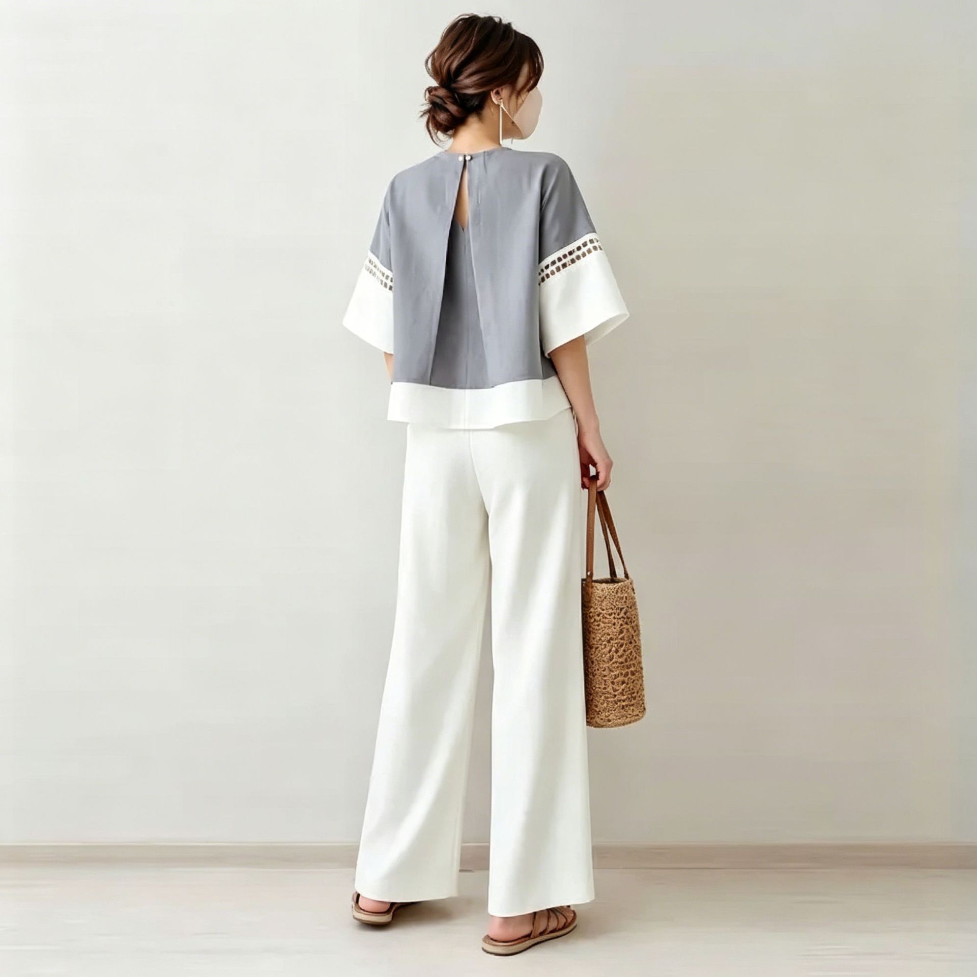 2026 New Two-piece Set: V-neck - Robe Silk Women recensione e prezzo