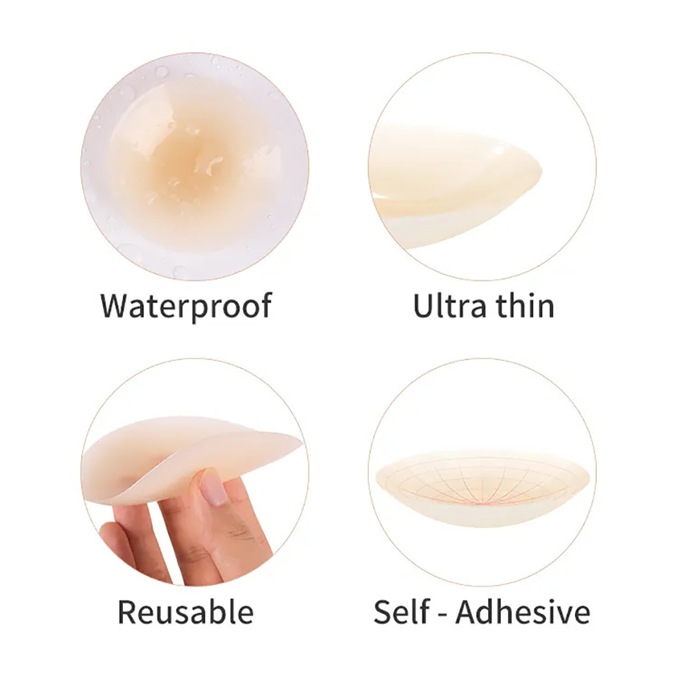 Reusable Silicone Adhesive Nip - Silicone Bra Adhesive recensione e prezzo