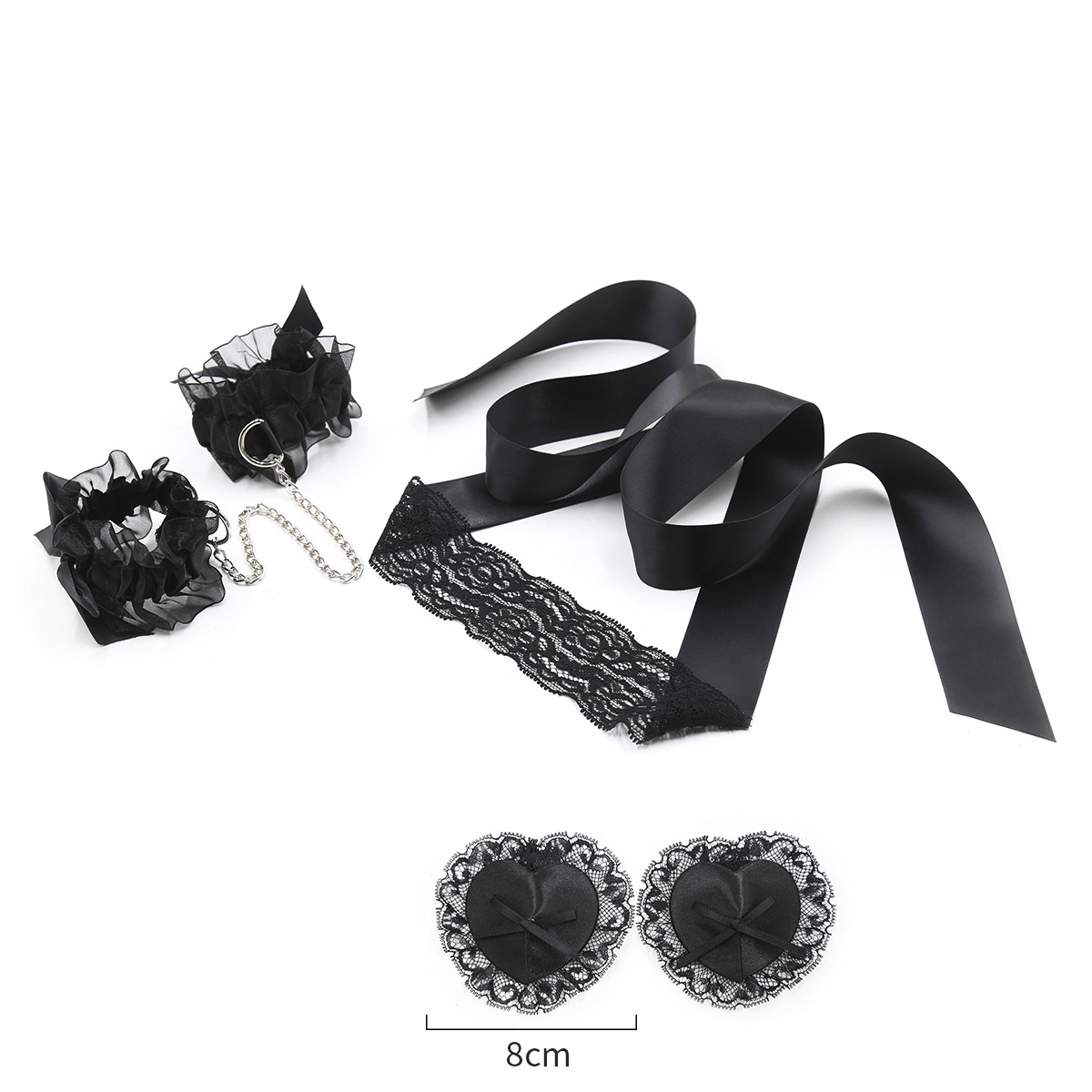 Lace Sex Toy Set Adult Handcuf - Nipple Cover Pasties recensione e prezzo