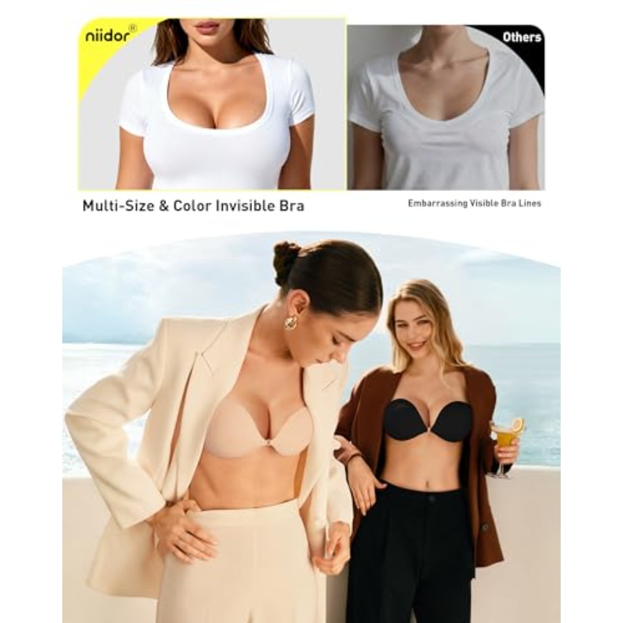 Niidor Adhesive Bra Strapless  - Strapless Bra Backless recensione e prezzo