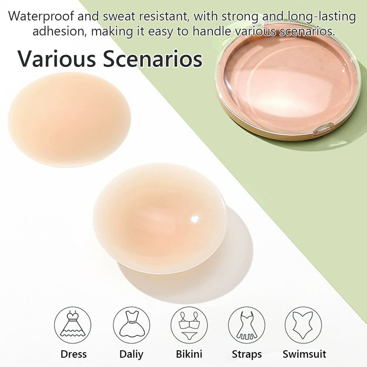 3 Pairs Washable Reusable 10cm - Nipple Cover Pasties recensione e prezzo