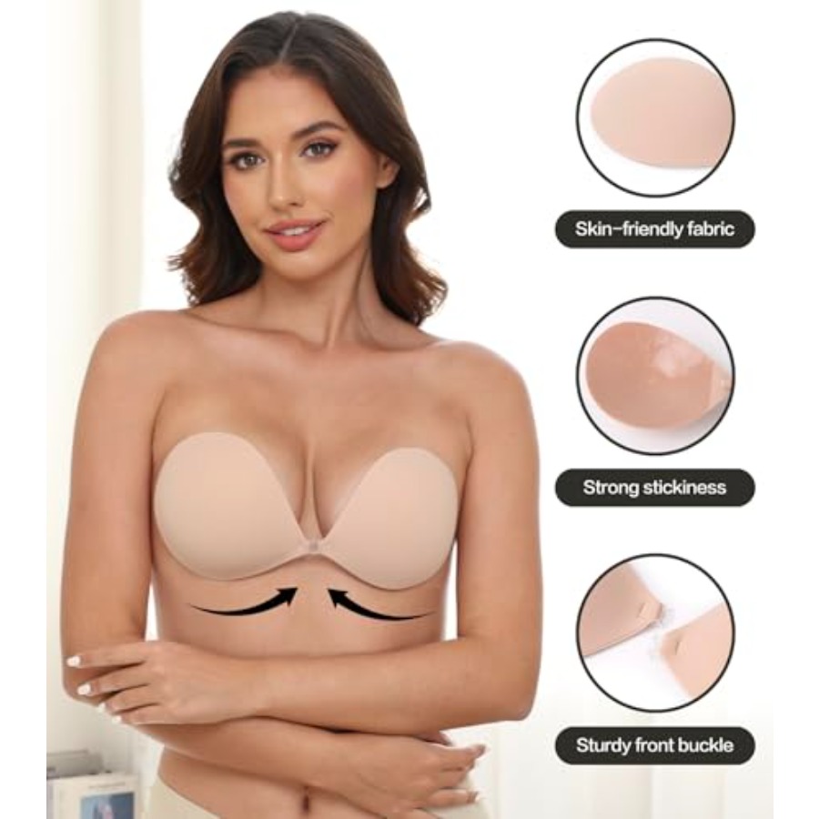 MITALOO Adhesive Bra Invisible - Strapless Bra Backless recensione e prezzo