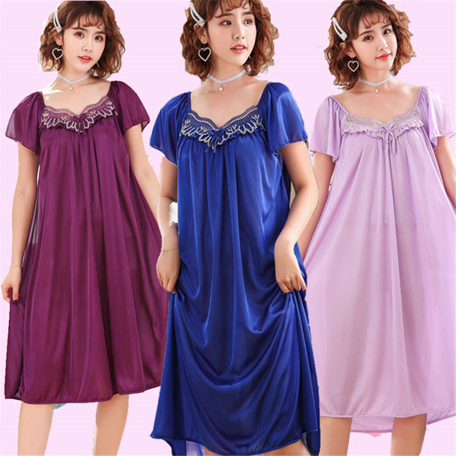 NEW Summer Ice Silk Nightgown  - Robe Silk Women recensione e prezzo