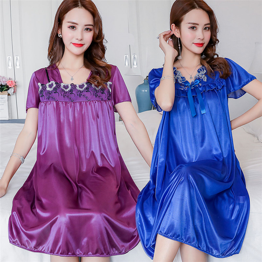 NEW Summer Ice Silk Nightgown  - Robe Silk Women recensione e prezzo