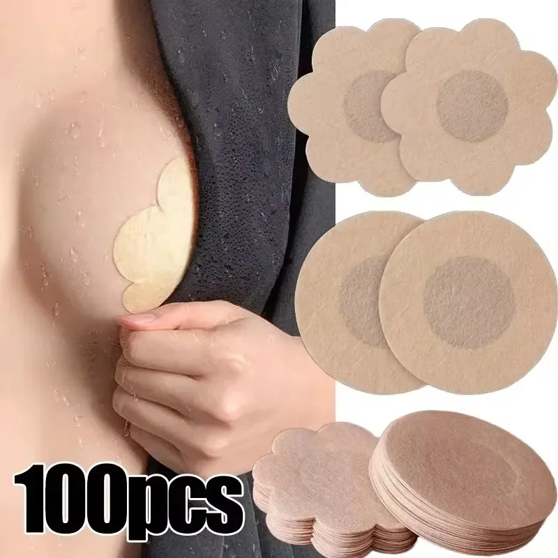 10/100pcs Women Nipple Cover S - Silicone Bra Adhesive recensione e prezzo
