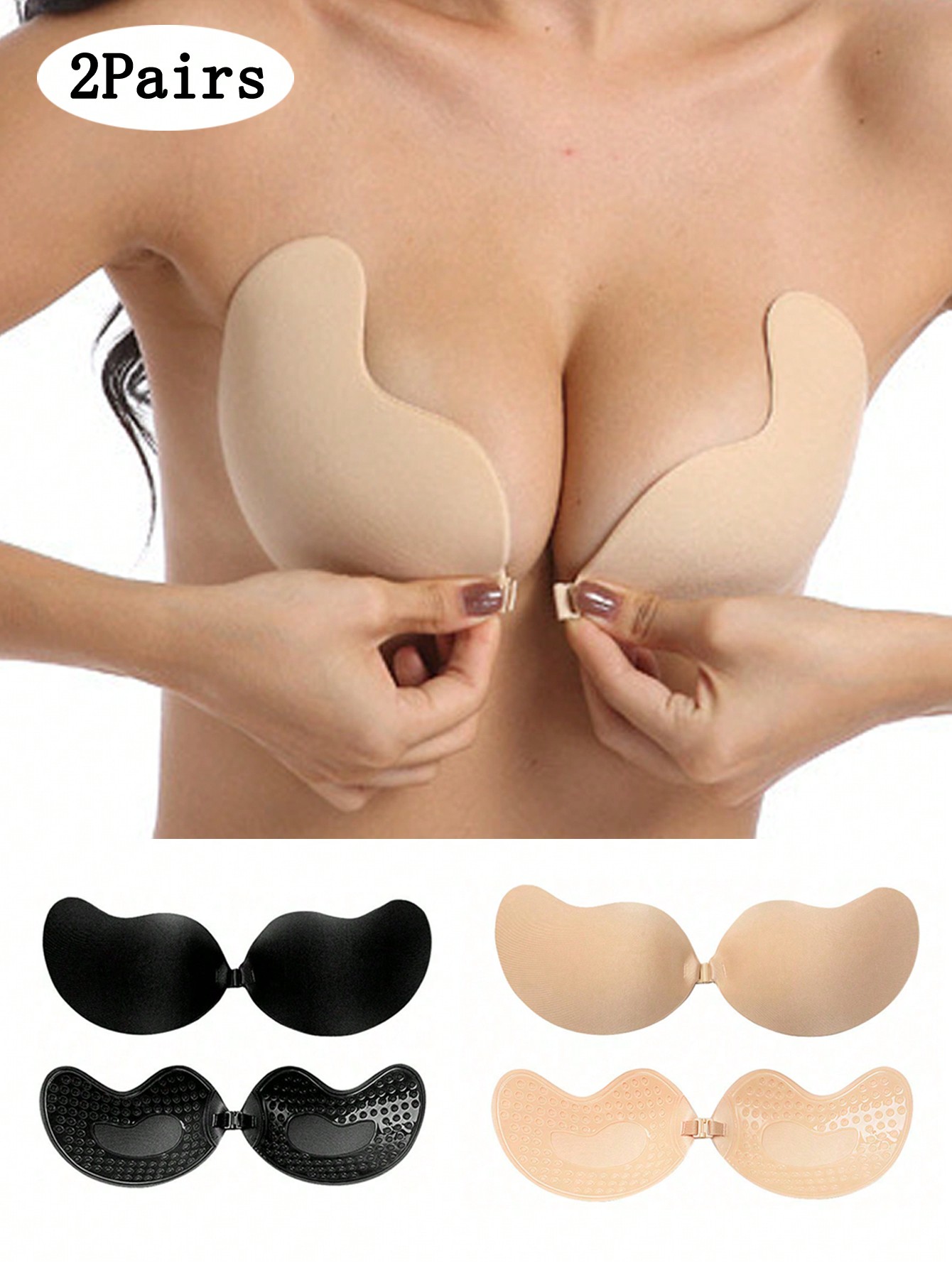 2-pack Women's Self-Adhesive I - Push Up Bra Padded recensione e prezzo