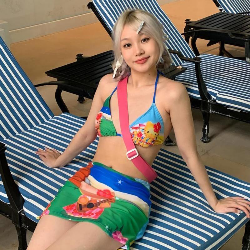 Y2K Girls Kawaii Hello Kittys  - Thong Bikini Women recensione e prezzo