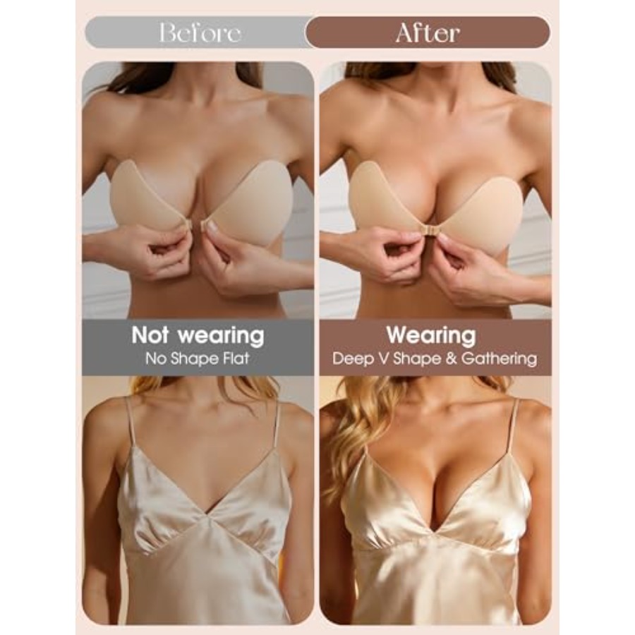 Sticky Bra Push Up Strapless A - Strapless Bra Backless recensione e prezzo