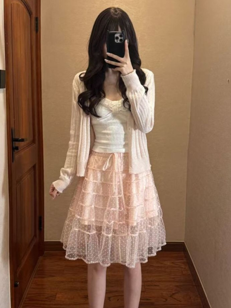 Korean Fashion Slim Fit White  - Cami Top Lace recensione e prezzo