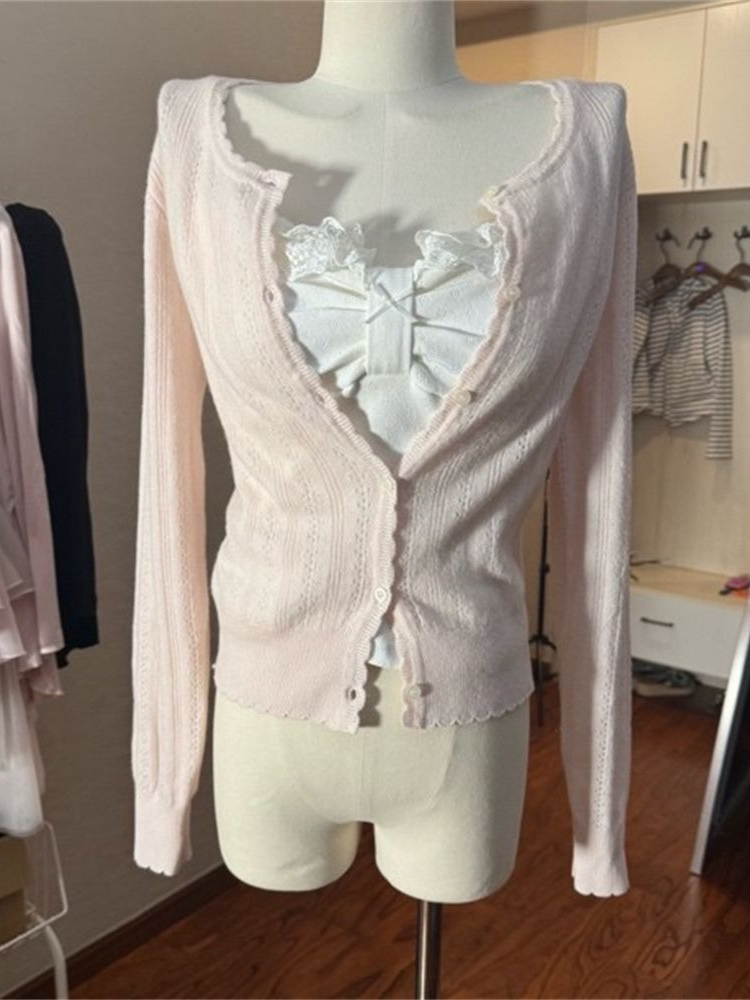 Korean Fashion Slim Fit White  - Cami Top Lace recensione e prezzo