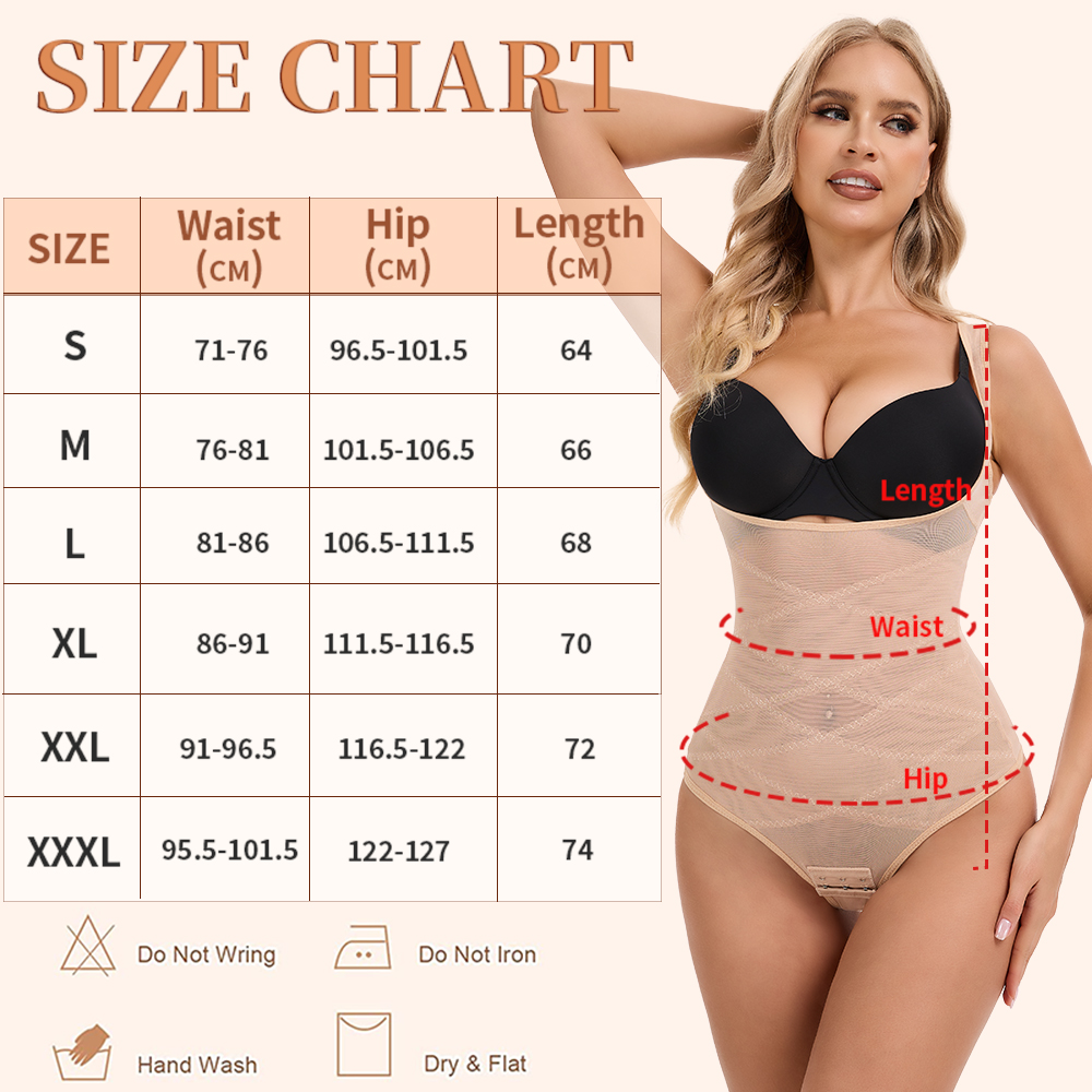 Mesh Thongs Bodysuit Shapewear - Shapewear Bodysuit Firm recensione e prezzo